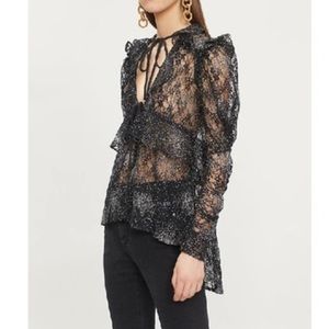 Kooples glitter top